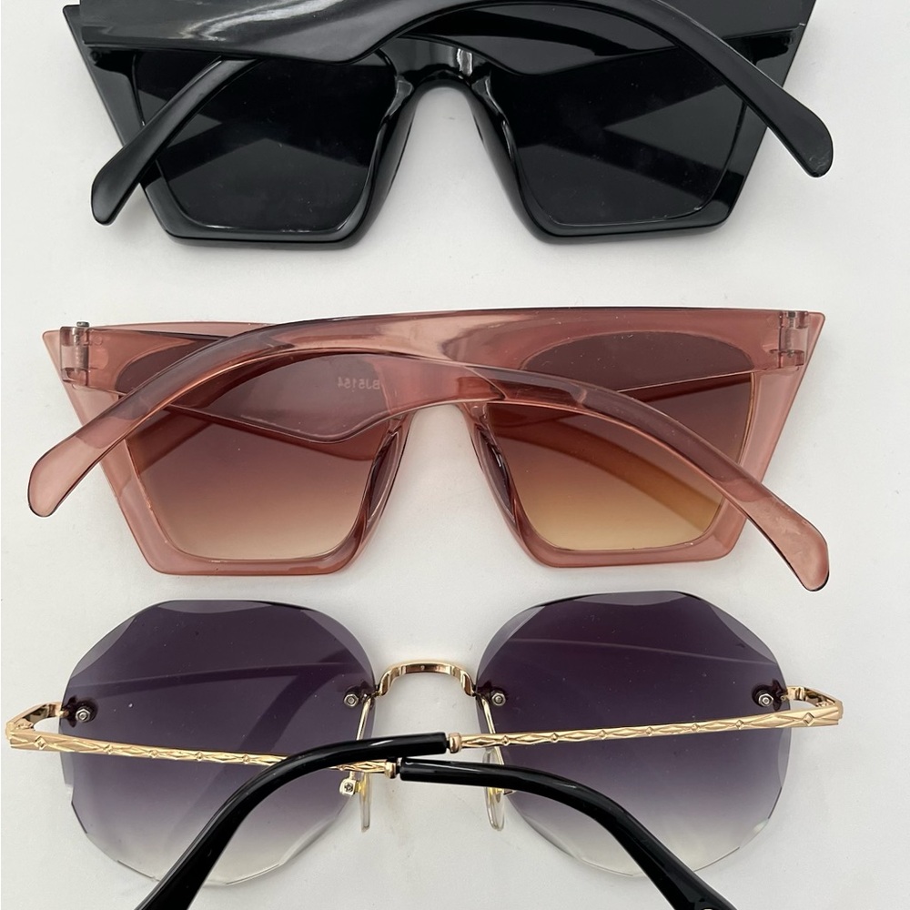 3 Pairs of Sunglasses stylish - Picture 4 of 5